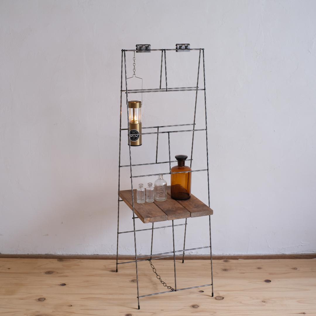 無骨なアイアン脚2点1セット Ｍ　飾り棚　イベント什器 シェルフ