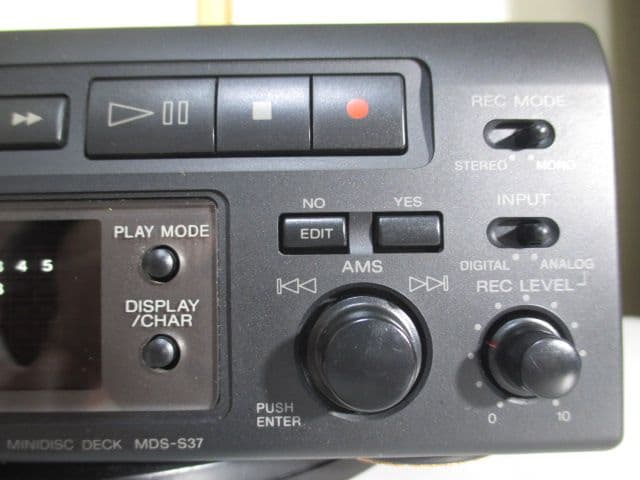 美品SONY MDデッキ MDS-S37