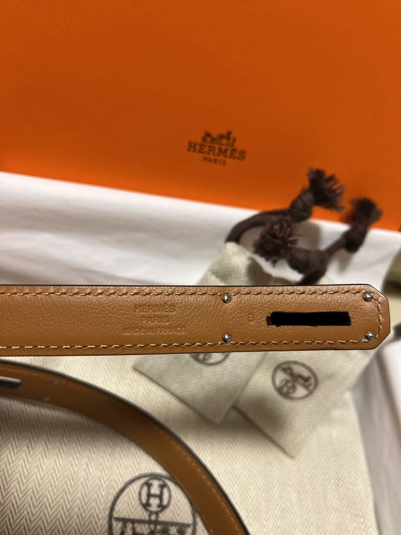 エルメス　白　ケリーベルト　新品未使用　早い者勝ちです☆