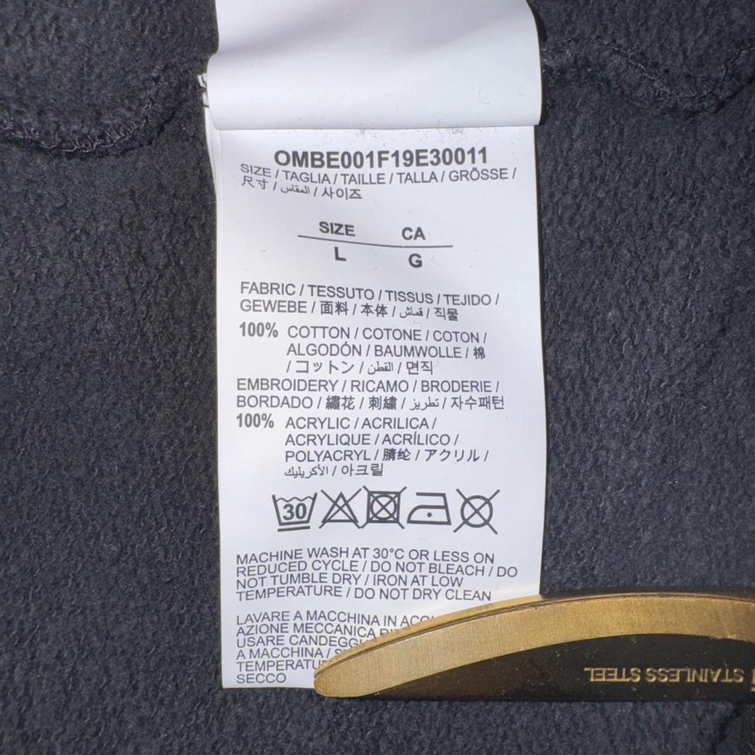 【入手困難モデル☆即完売】オフホワイト クロスアロー刺繍 フルジップパーカー