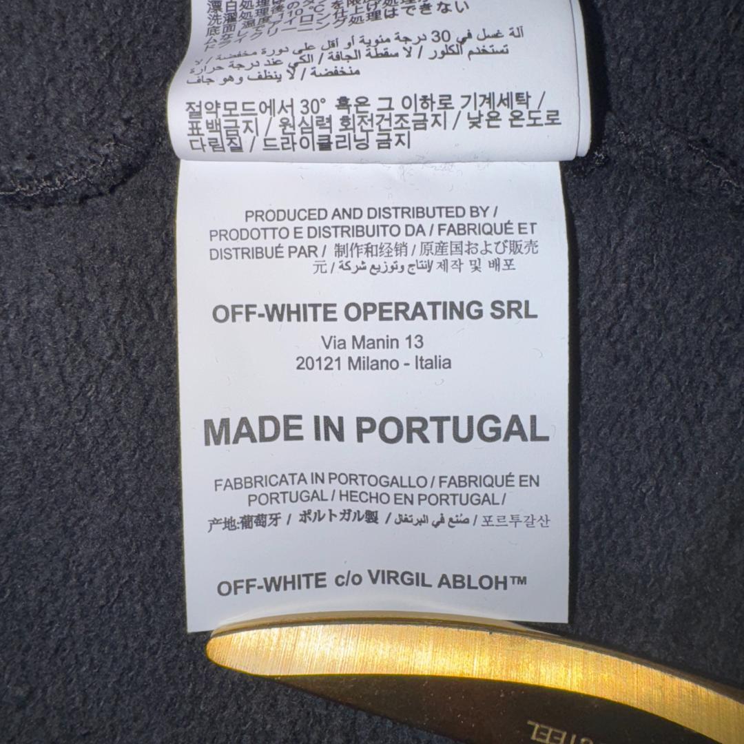 【入手困難モデル☆即完売】オフホワイト クロスアロー刺繍 フルジップパーカー