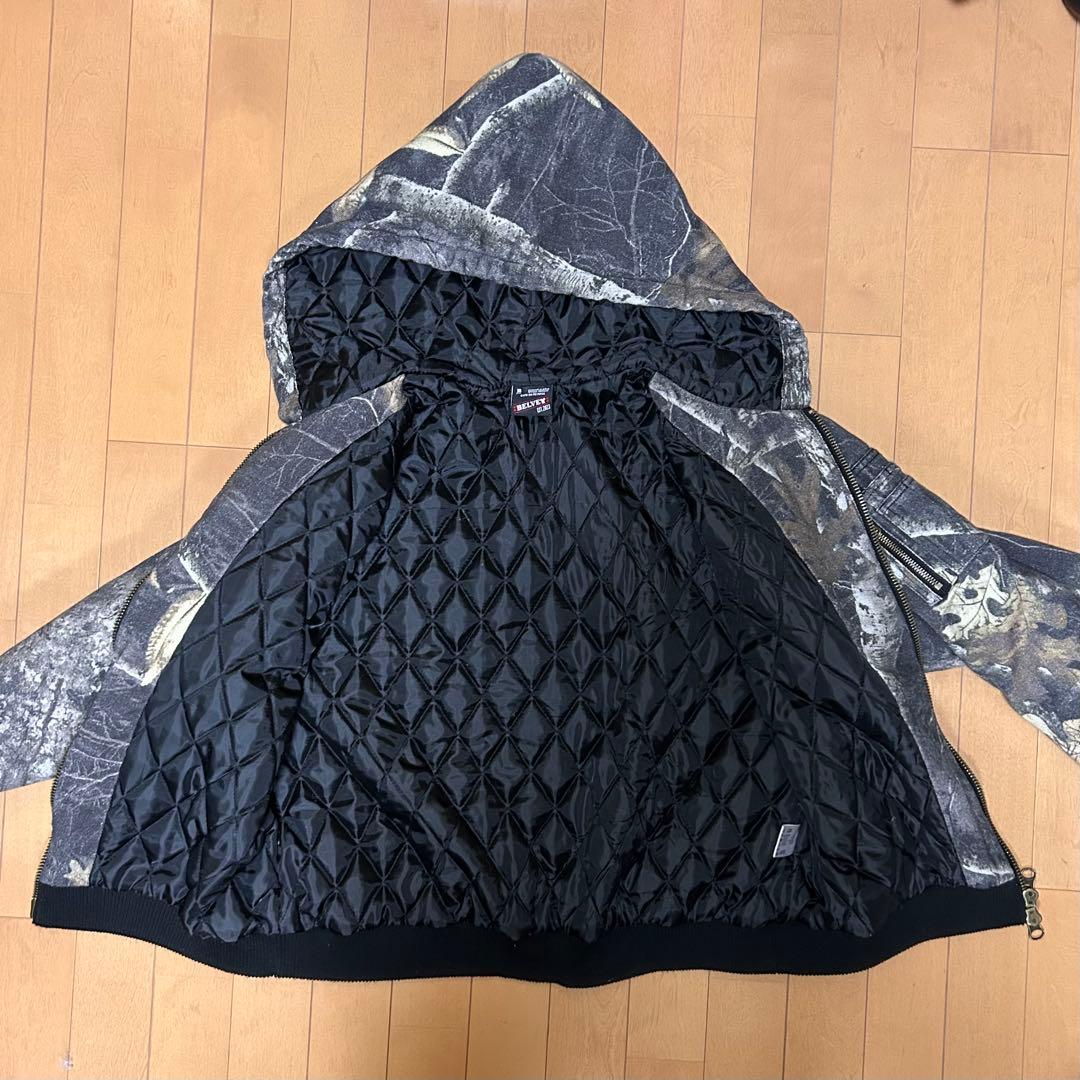 BELVET リアルツリー カモ アクティブジャケット ダブルジップパーカー