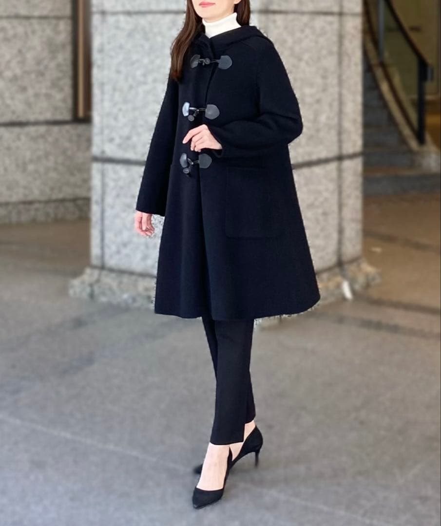 m*a様 エムプルミエ ジーロンラムダブルフレアダッフルコート