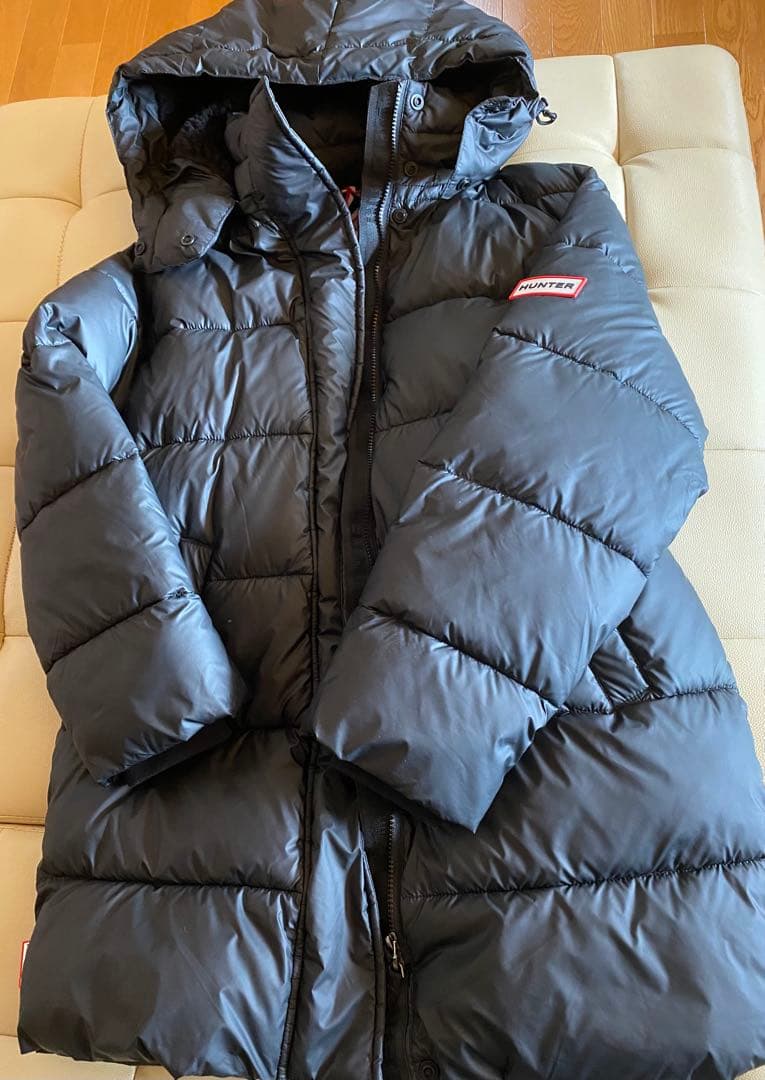 HUNTER 背負える 美品⭐︎中綿コートジャケット S 黒