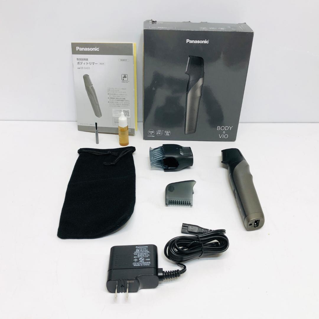 動作品 Panasonic ER-GK83 ボディトリマー VIO m1584