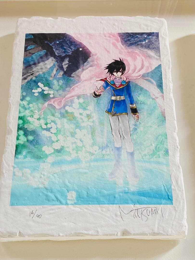 テイルズシリーズ　リオン　ジューダス　石膏版　版画