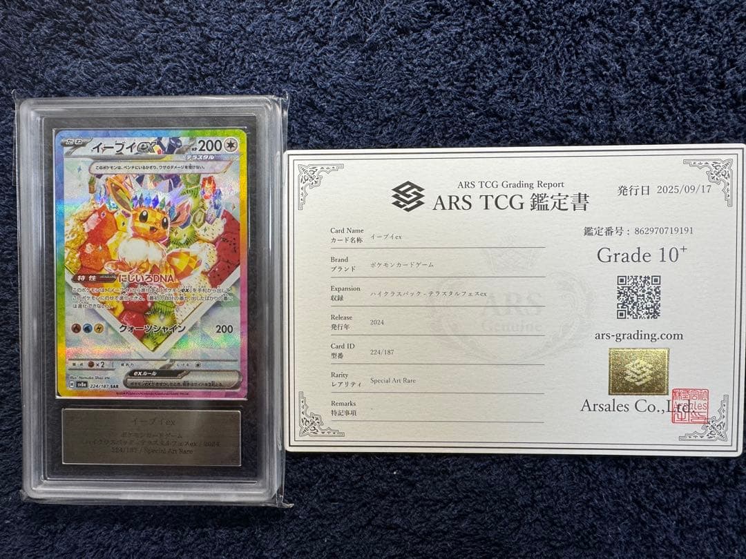 イーブイex SAR SV8a テラスタルフェスex ARS10+