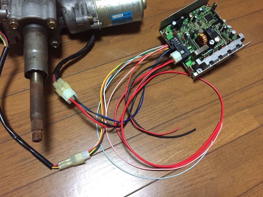 ジムニーJA22電動パワステ流用ハーネス　ダブルパワステ　JA11電動パワステ化