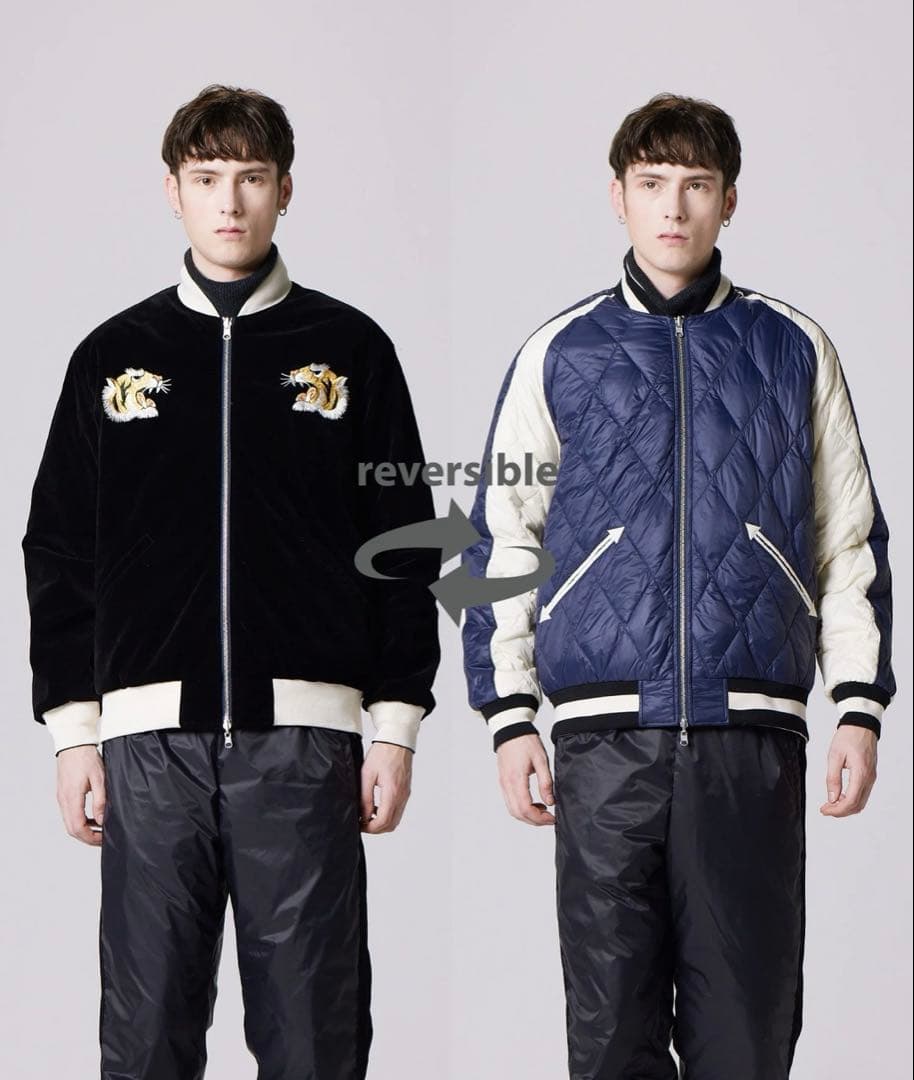 TAIONリバーシブル スカジャン ダウンジャケット