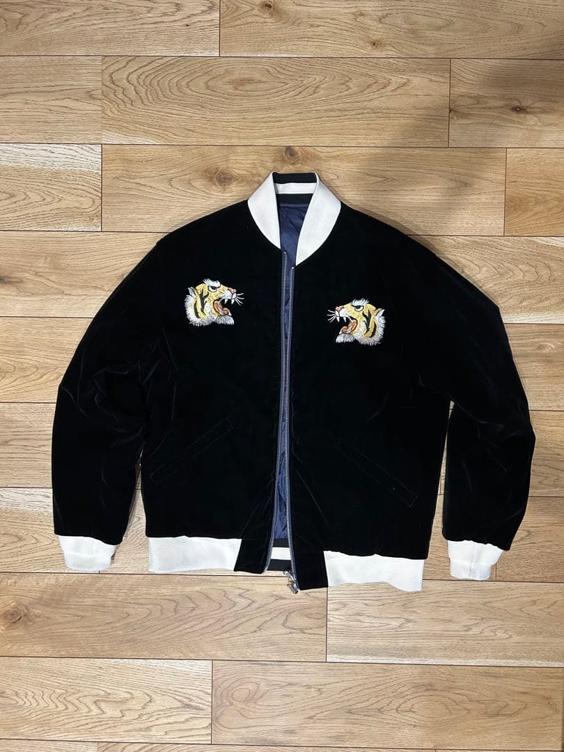 TAIONリバーシブル スカジャン ダウンジャケット