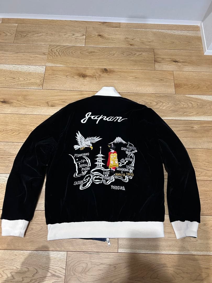 TAIONリバーシブル スカジャン ダウンジャケット