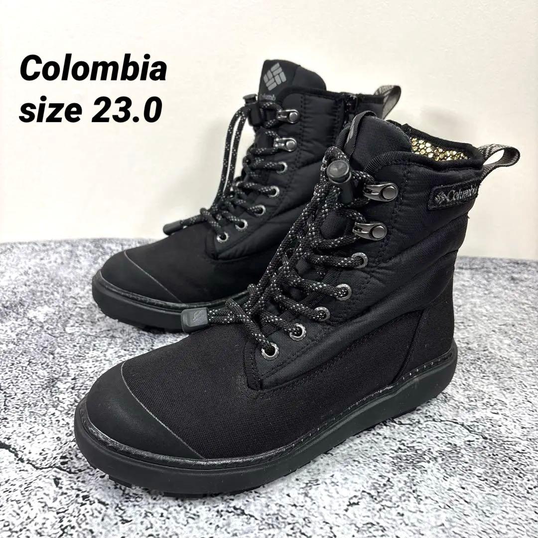 【Colombia】コロンビア サップランド スノーブーツ　WP ブラック　23
