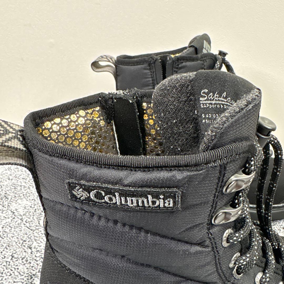 【Colombia】コロンビア サップランド スノーブーツ　WP ブラック　23