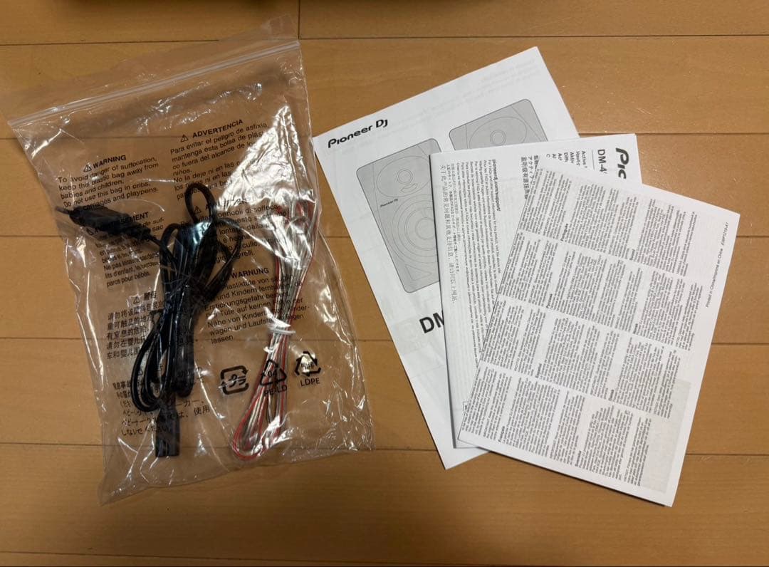 DM40D Pioneer dj スピーカー　ケーブル、説明書付き
