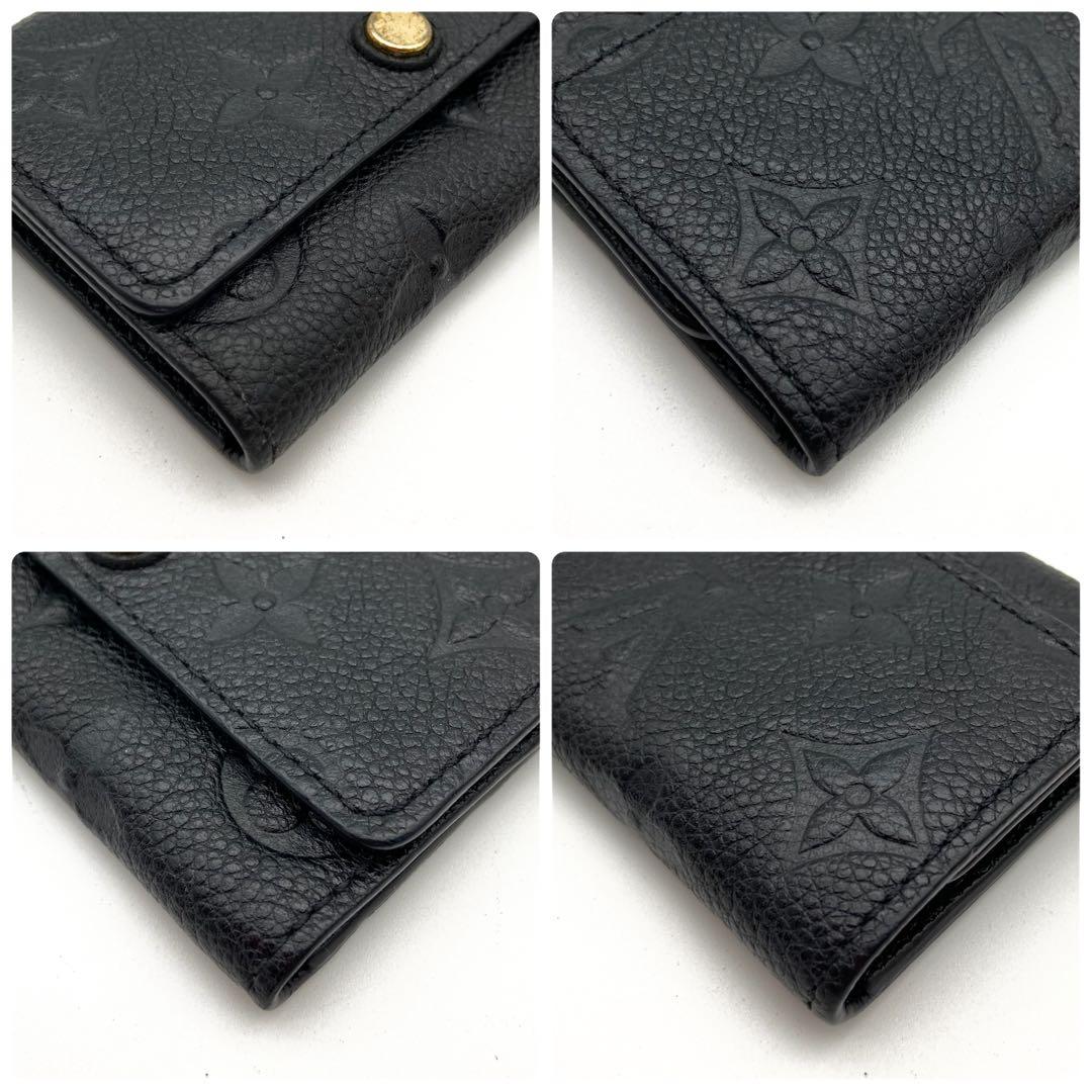 【美品】ルイヴィトン ミュルティクレ アンプラント 6連キーケース ノワール