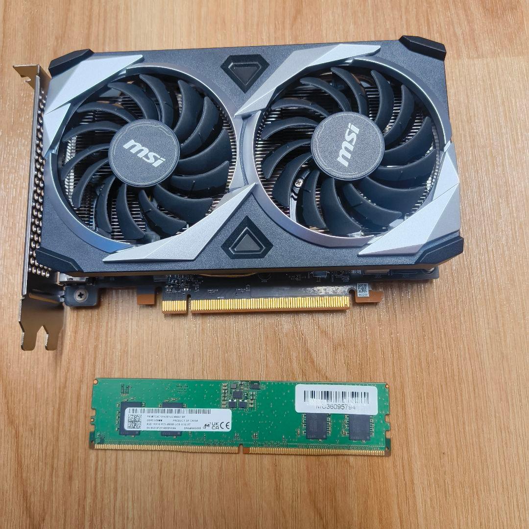 MSI グラフィックボード デュアルファン メモリ ジャンク品