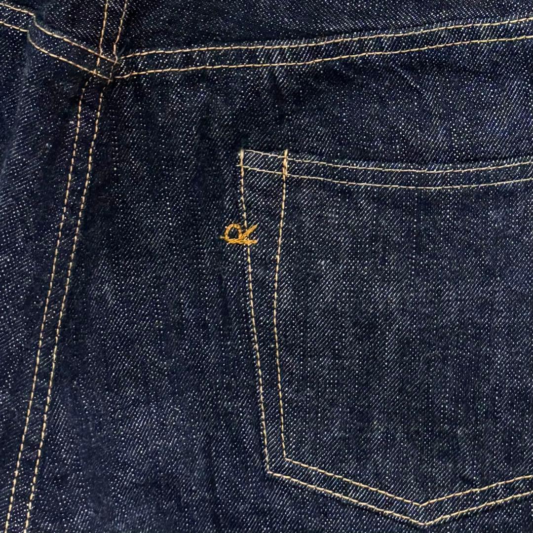 【新品未使用】 45R 再び6.5空比古比女（濃）　セルビッチデニムパンツ