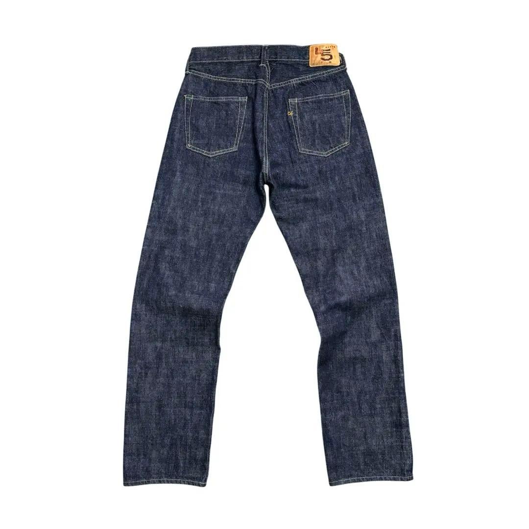 【新品未使用】 45R 再び6.5空比古比女（濃）　セルビッチデニムパンツ
