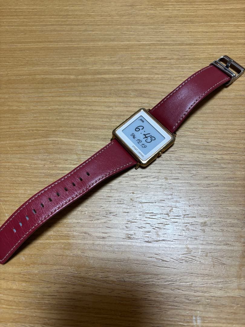 【廃盤スマートキャンバス】ムーミン 赤い時計 貴重