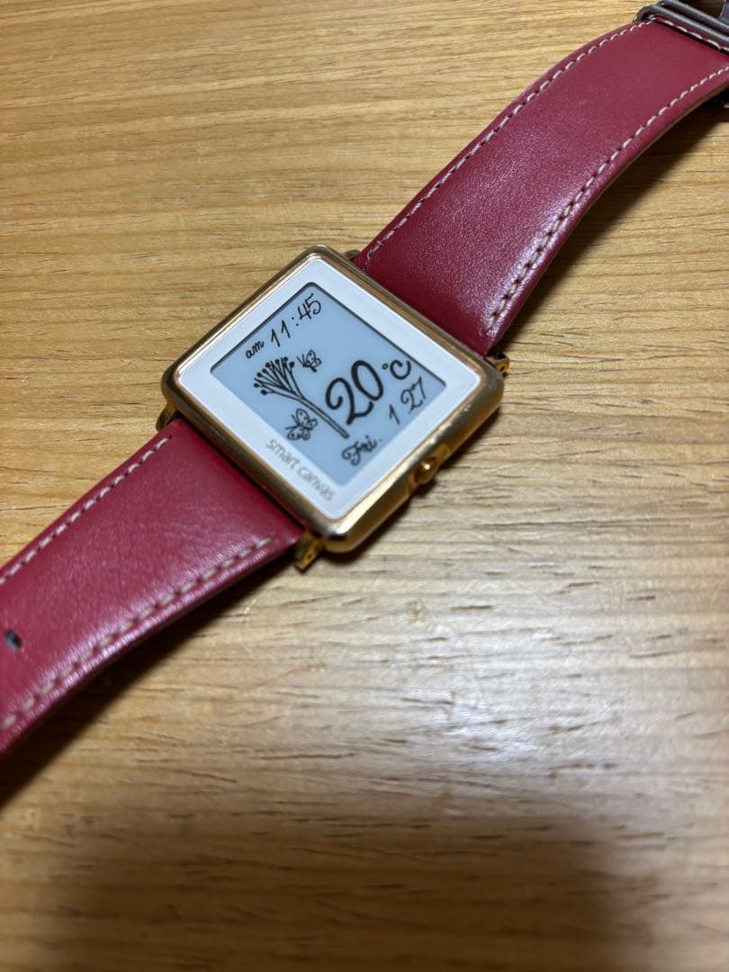 【廃盤スマートキャンバス】ムーミン 赤い時計 貴重