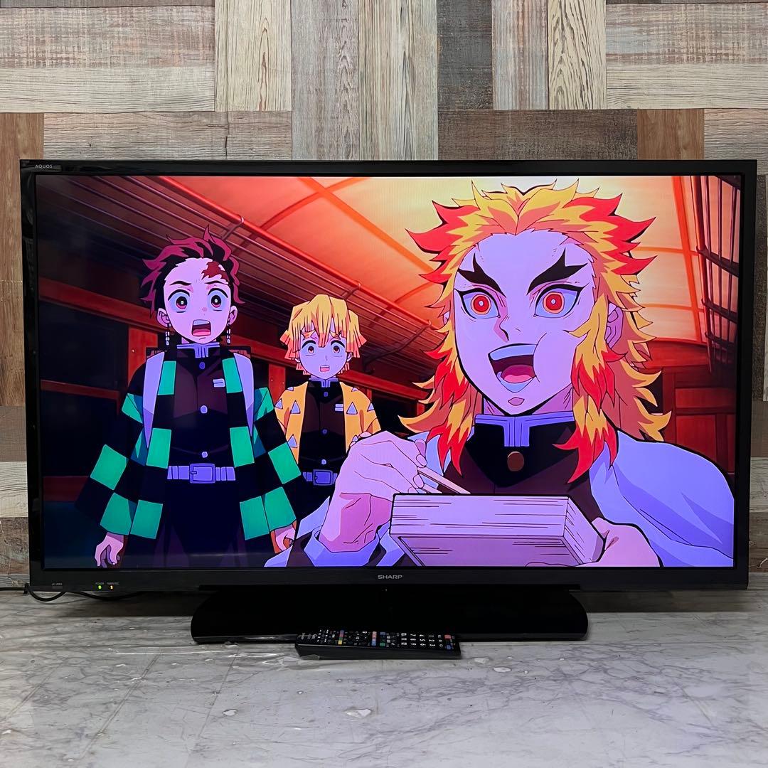 即日受渡❣️全国送料込シャープ40型液晶テレビ 外付けHDD 裏番組録画対応
