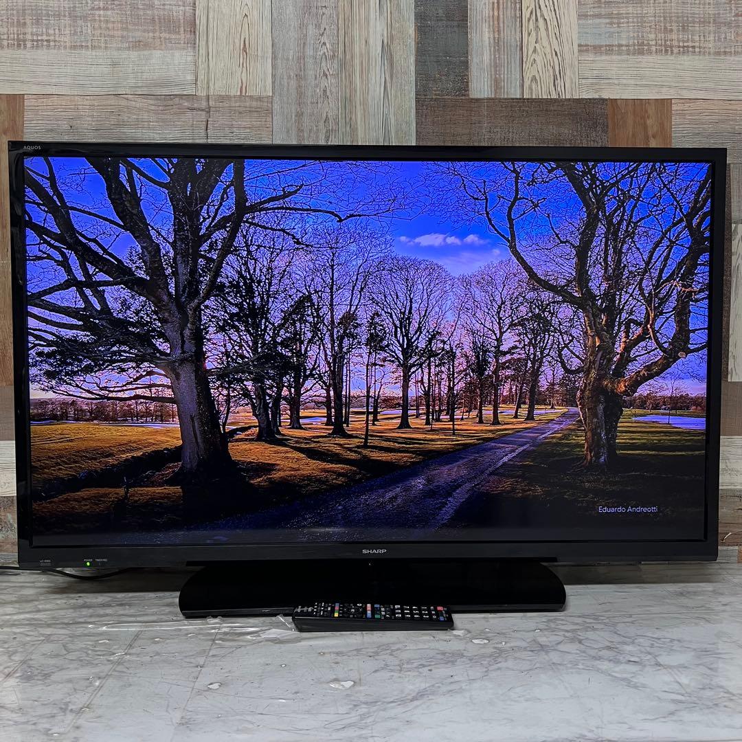 即日受渡❣️全国送料込シャープ40型液晶テレビ 外付けHDD 裏番組録画対応