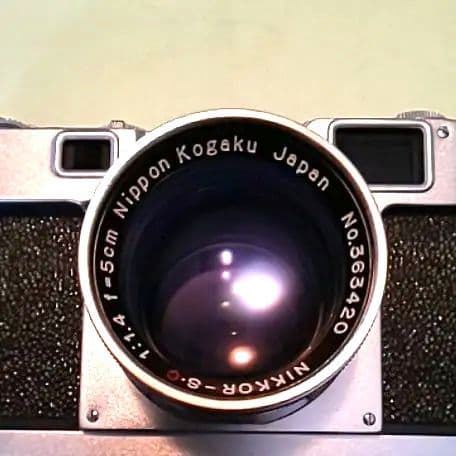 ニコン S2 ニッコールSC5cmf1.4付き