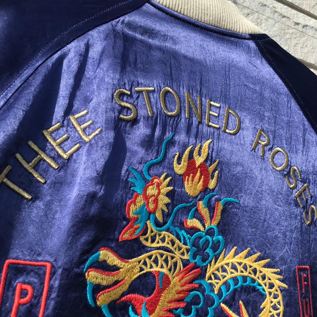 ブラックウィドー　スカジャン　L　パープル