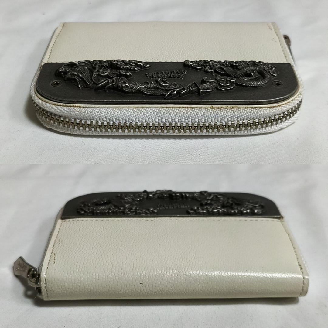 希少ビンテージ！　ジャンポールゴルチエ　龍　ドラゴン　白レザー　ケース