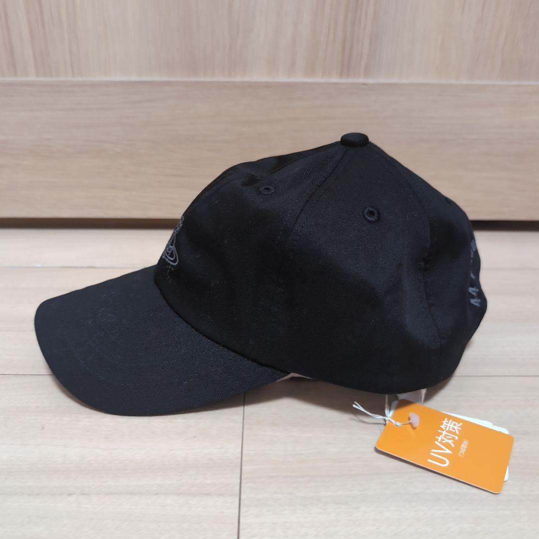 新品　ヴィヴィアンウエストウッド　キャップ　帽子　オーブロゴ　刺繍　黒