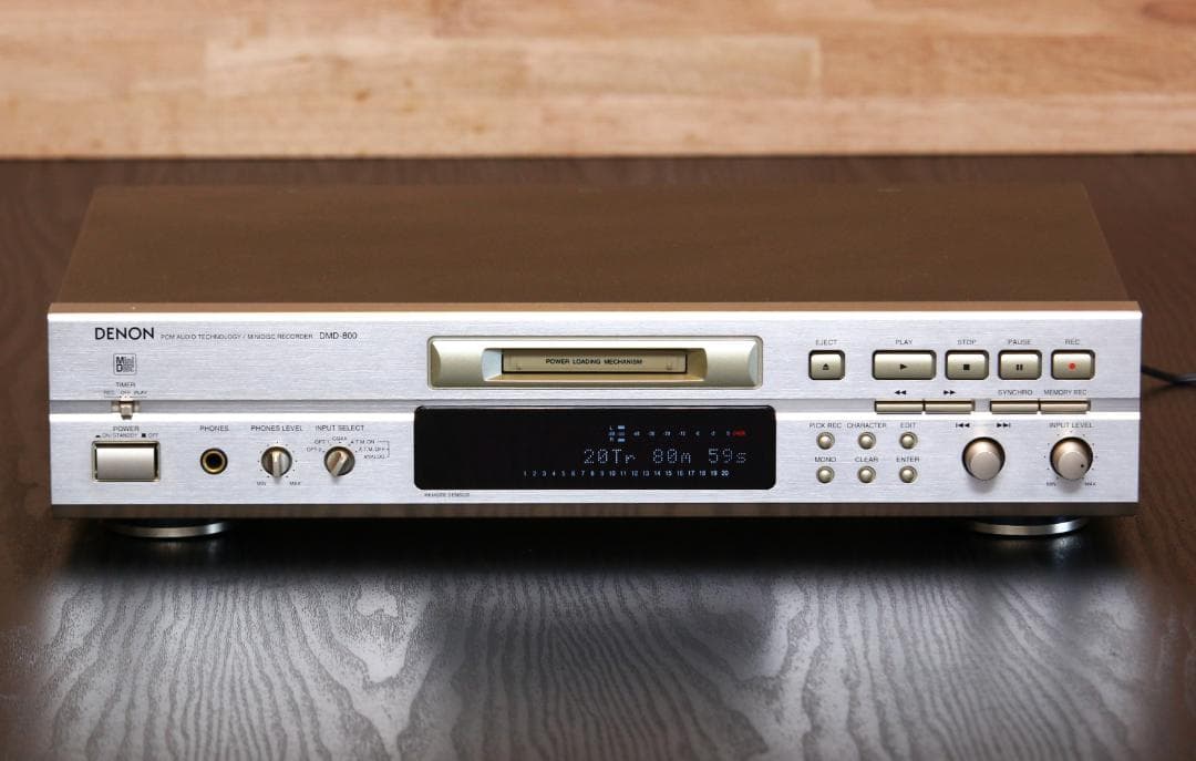 DENON DMD-800 MDデッキ　MDプレーヤー/レコーダー　 日本製②
