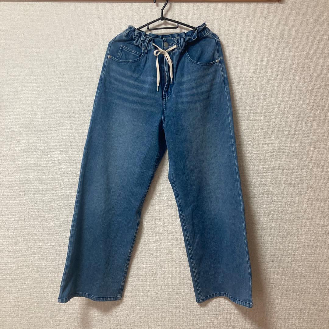 BARNYARDSTORM バンヤードストームドロストワイドカットデニム1サイズ