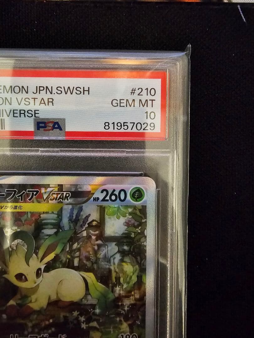 ポケモンカードゲーム リーフィアVSTAR SAR PSA10