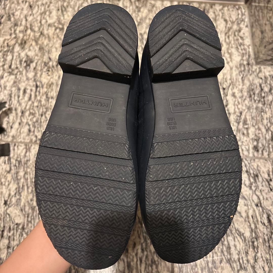 Hunter レインブーツ　ネイビー　25