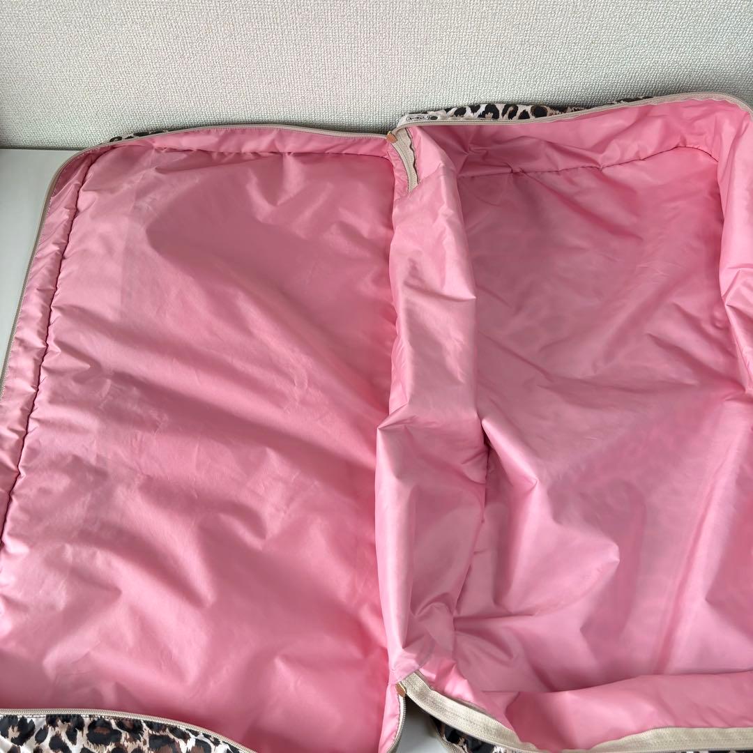 レスポートサック　メゾンドリーファー　パッキングバッグ　特大　豹柄　レオパード柄