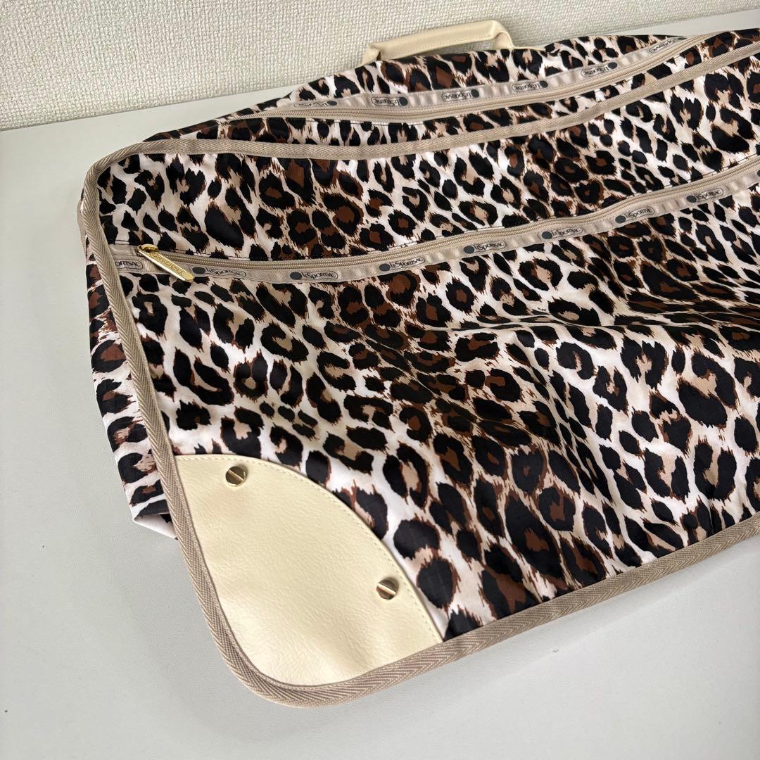 レスポートサック　メゾンドリーファー　パッキングバッグ　特大　豹柄　レオパード柄