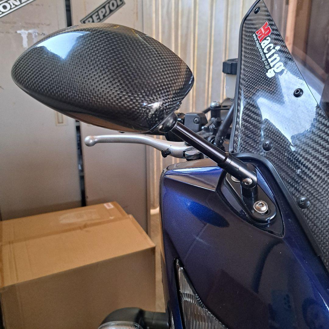 マジカルレーシング　カーボンファイバー製レーシングミラー