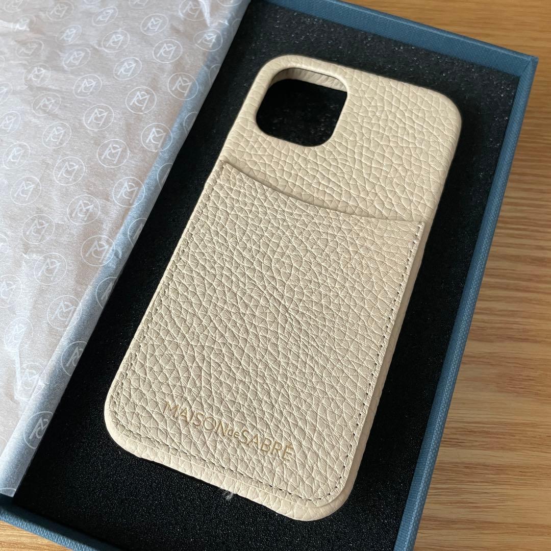 ［未使用］MAISON de SABRÉ iPhone12mini スマホケース