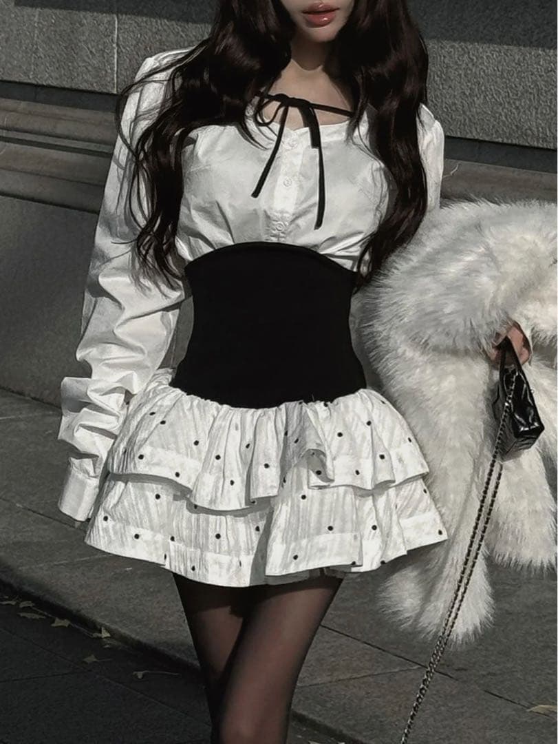 新品・未開封♡Darich♡ボリュームフレアセットアップ　FL size