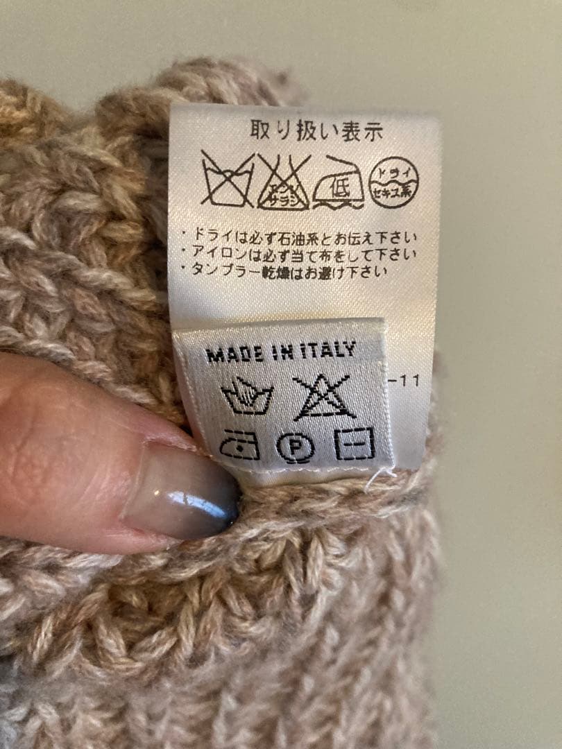 cruciani カシミヤハイネックニット