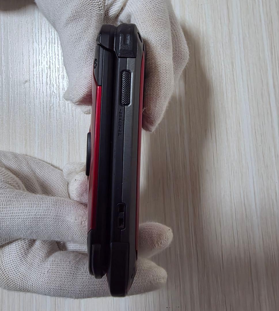 TORQUE X01フリップ式携帯電話 レッド