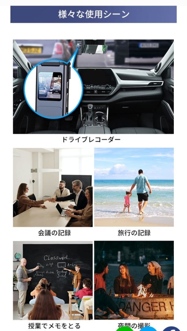 多機能ミニカメラ V-18