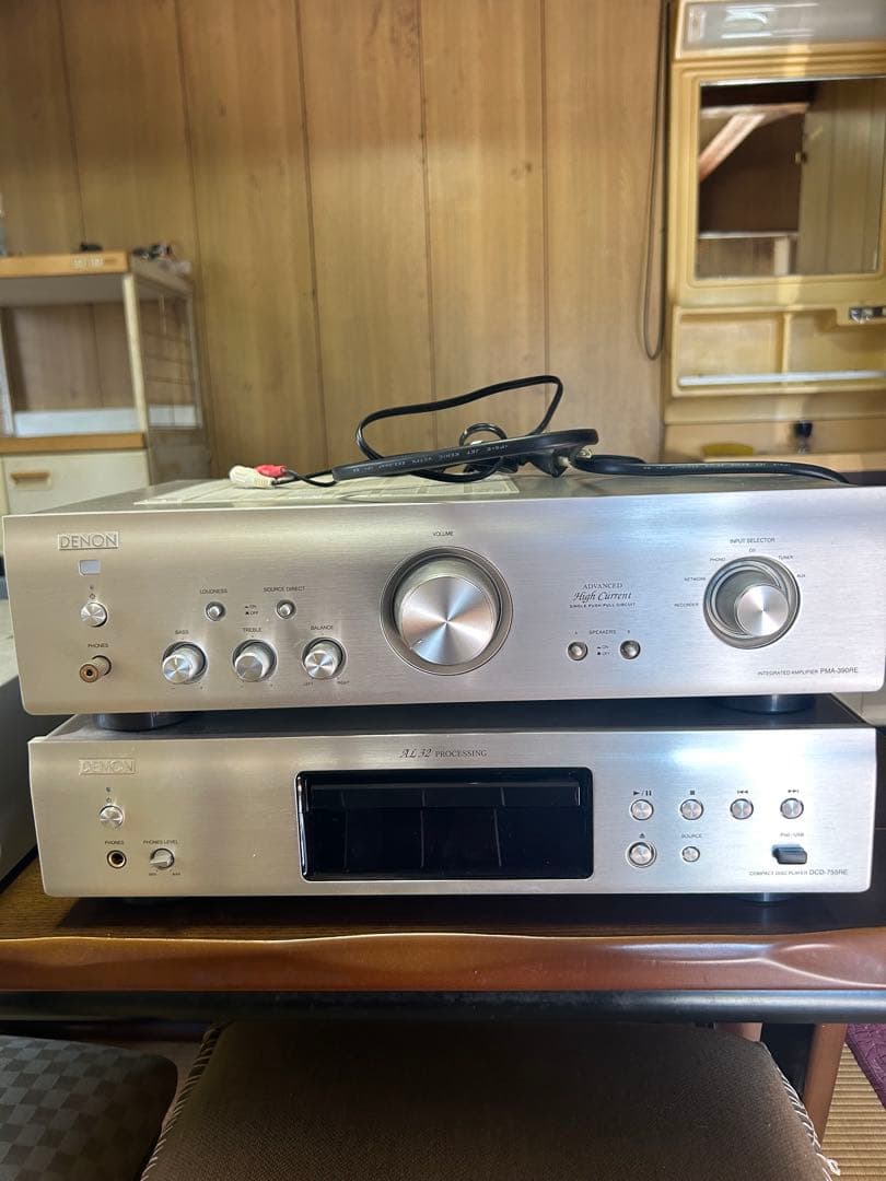 DENON アンプPMA-390AE CDプレーヤーDCD-755RE セット