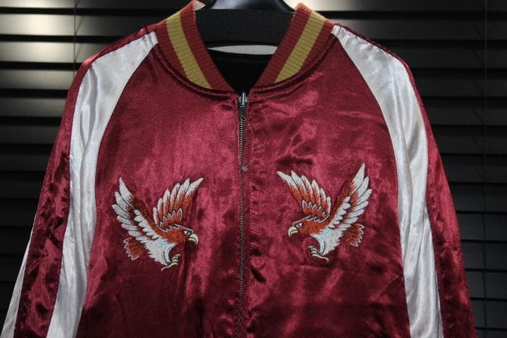 AVIREX アヴィレックス スーベニアジャケット 別珍 スカジャン 黒 L