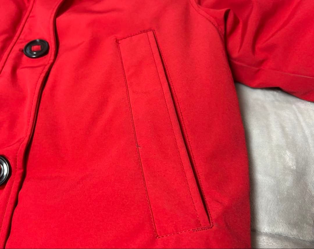 【夕焼け】  ダウンジャケット 赤