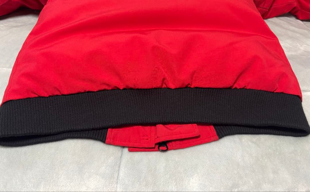 【夕焼け】  ダウンジャケット 赤