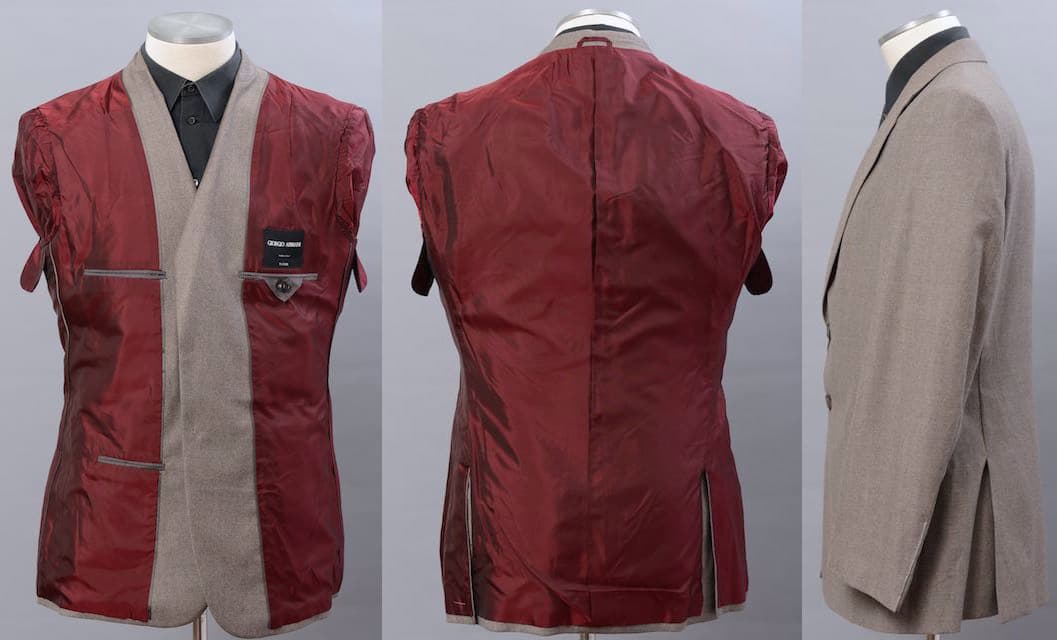 ジョルジオアルマーニ黒ラベル「TAYLORモデル」スーツ（56）