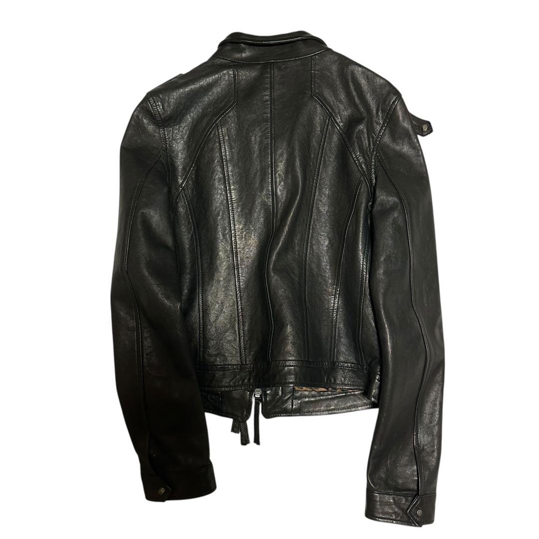 goa ゴア 00s leopard leather jacket Y2K 平成