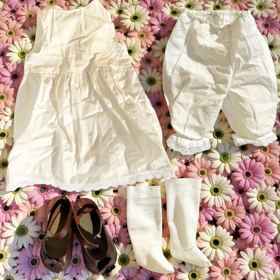 焼きみかん ビスクドール アーテー グリーン ピンク ロングドレス ボネ