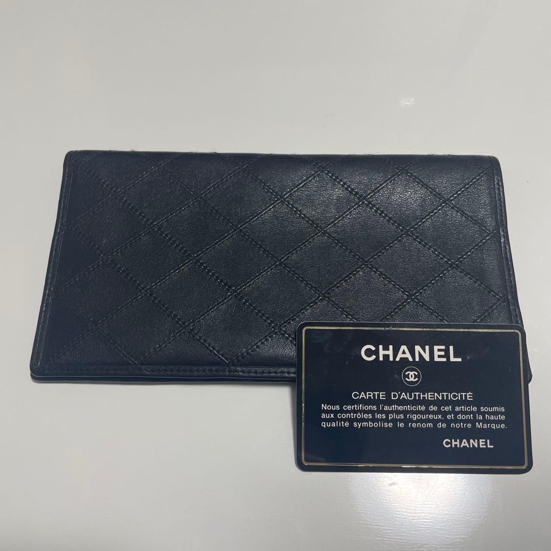 【美品】CHANEL シャネル　ビコローレ　二つ折り財布　札入れ